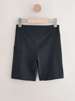 Zwart met zakken - Sports Dry Tech buikcorrigerende shorts