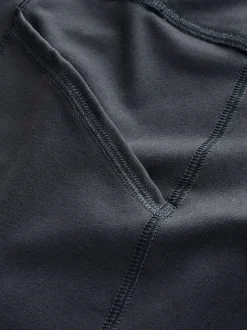 Zwart met zakken - Sports Dry Tech buikcorrigerende shorts