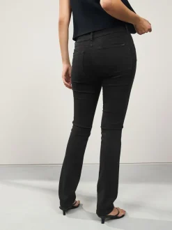 Zwart net - Figuurvormende slim jeans