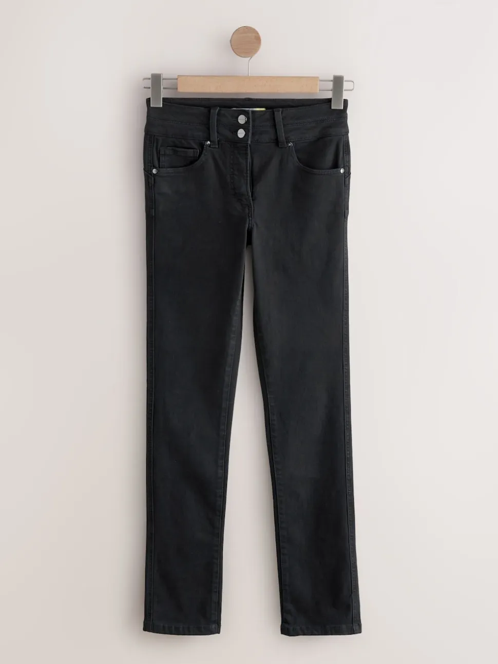 Zwart net - Figuurvormende slim jeans