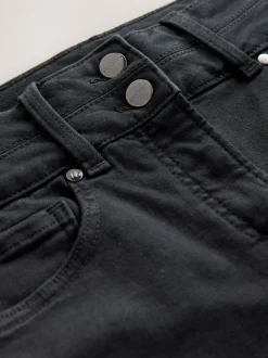 Zwart net - Figuurvormende slim jeans