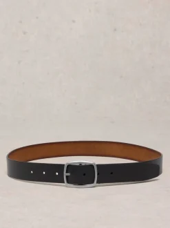 Zwart suède - White Stuff Reversible Leather Belt