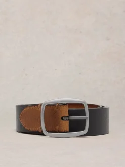 Zwart suède - White Stuff Reversible Leather Belt