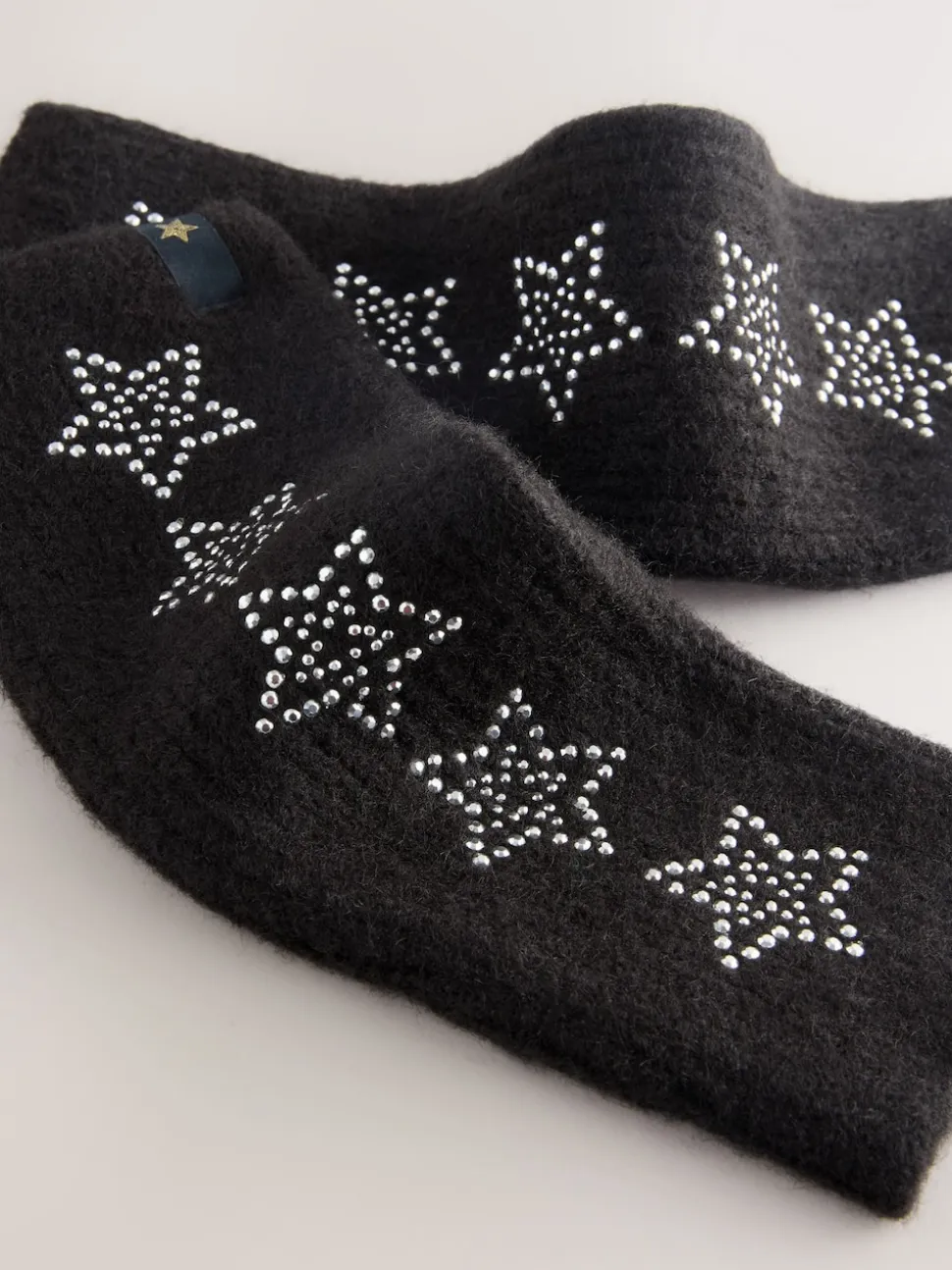 Zwart versierd met ster studs - Rockett St George Handwarmers