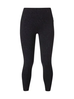 Zwart Wild met luipaardprint - Sweaty Betty Power Embossed Workout Leggings