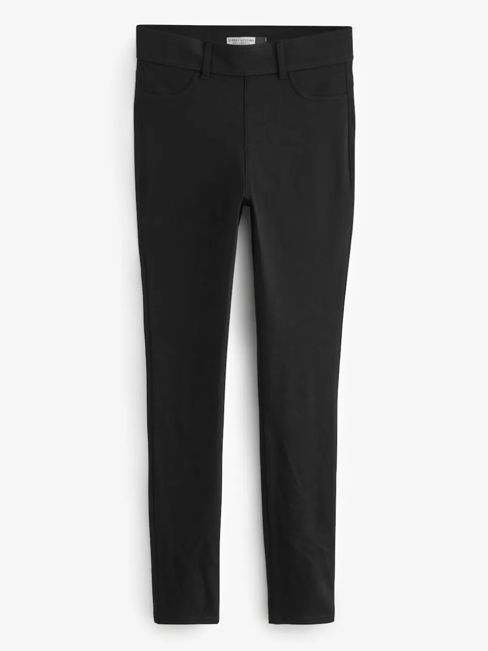 Zwart/Blauw - Set van 2 lange jersey denim leggings