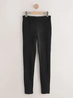 Zwart/bruin - Corduroy leggings 2 set