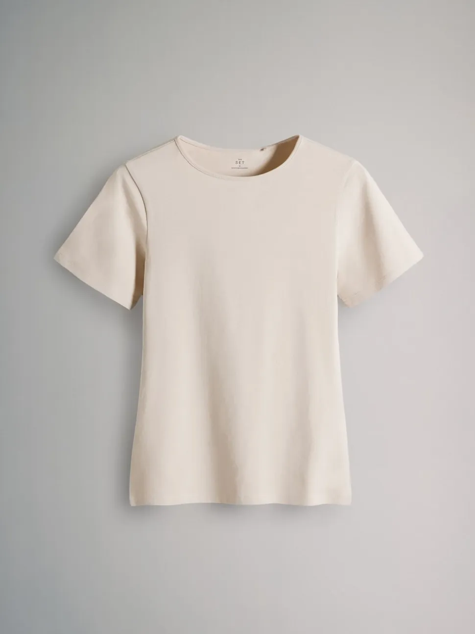 Zwart/bruin/neutraal/nude/wit - The Set 5 Pack Korte mouwen T-shirts met Ronde hals