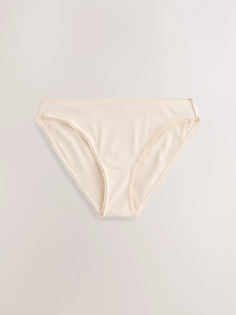 Zwart/caramel Huidskleur/praline Huidskleur - Verpakking van 3 geribbelde katoenen slips