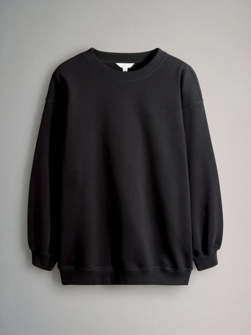Zwart/chocoladebruin - The Set 2 Pack Longline Crew Neck Sweatshirt
