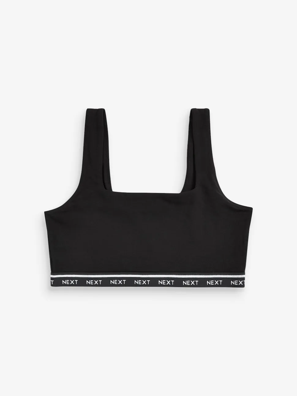 Zwart/crème/praline huidskleur - Gewatteerde cropped tops met ultiem comfort
