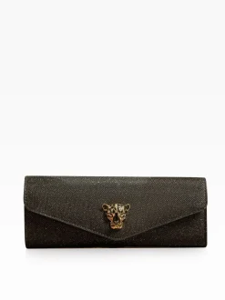 Zwarte glitter - Lipsy Clutch Bag