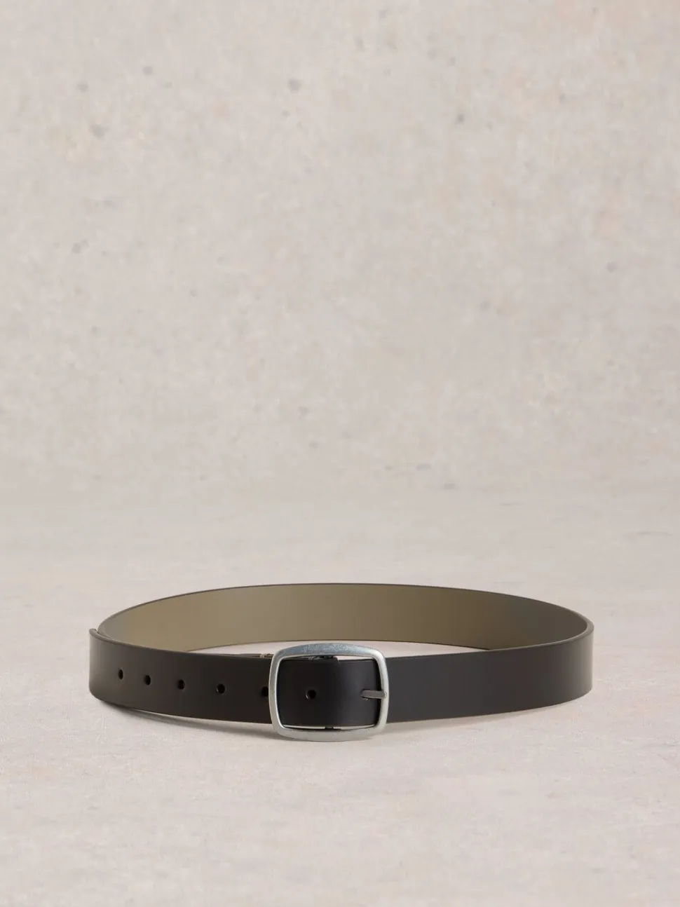 Zwarte grnd - White Stuff Reversible Leather Belt