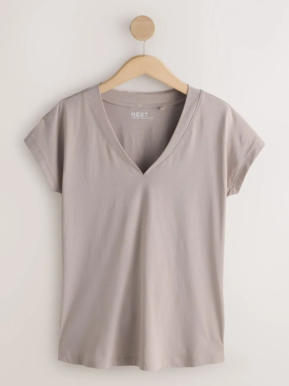 Zwart/grijs/roze - Set van 7 T-shirts met kapmouwtjes