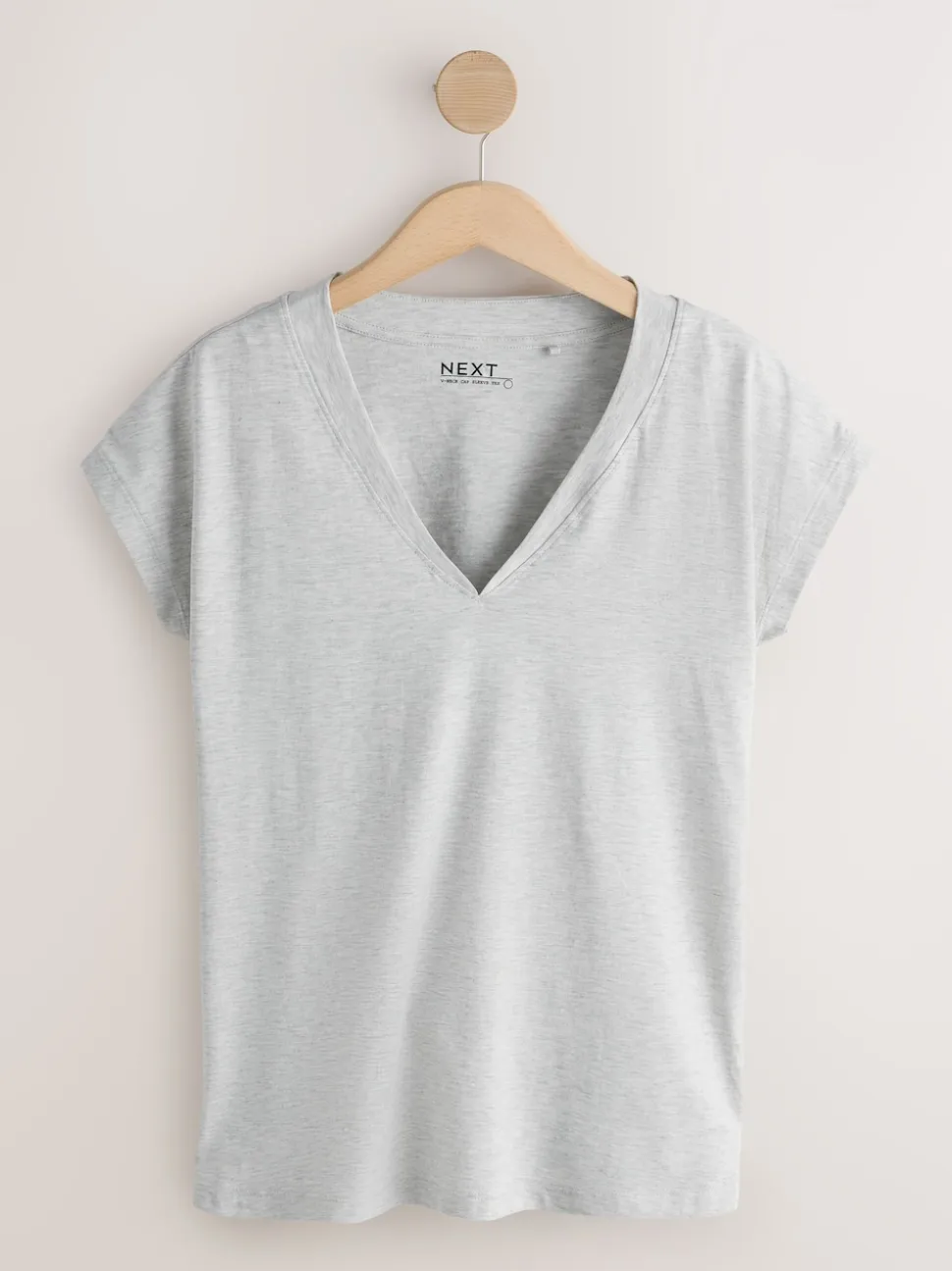 Zwart/grijs/roze - Set van 7 T-shirts met kapmouwtjes