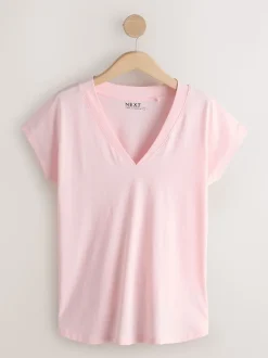 Zwart/grijs/roze - Set van 7 T-shirts met kapmouwtjes
