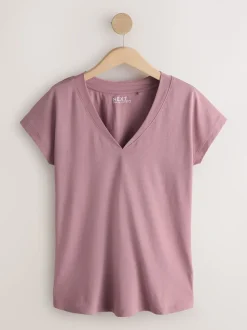 Zwart/grijs/roze - Set van 7 T-shirts met kapmouwtjes