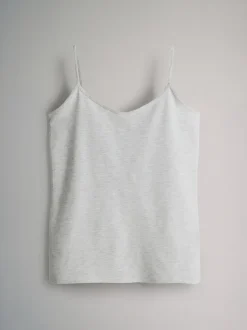 Zwart/grijs/Strepen/lichtgrijs gemêleerd/Wit - The Set 5 pakken dunne bandvest Tops