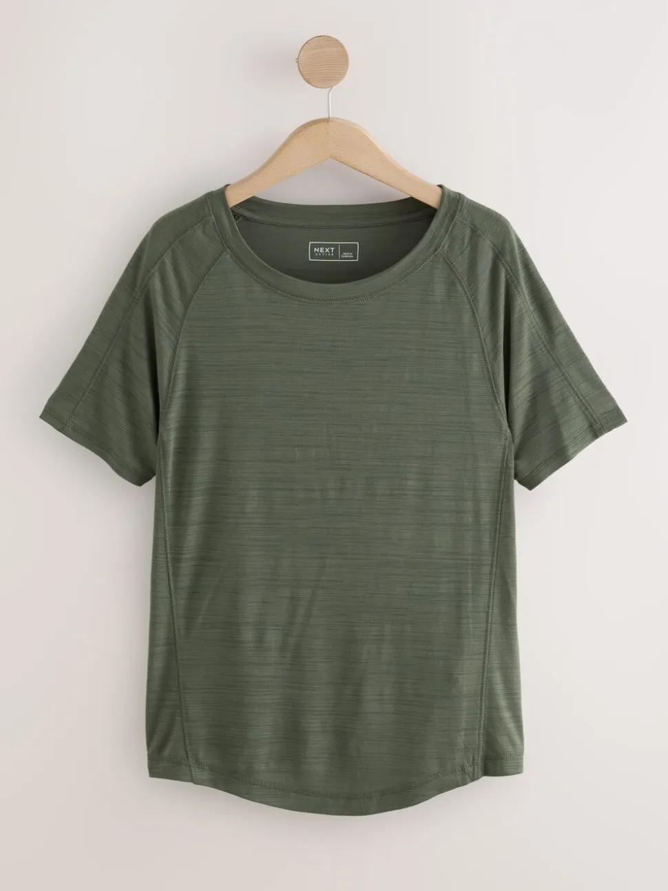 Zwart/groen - Active Crew Neck Lightweight Short Sleeve T-Shirts 2 Pack