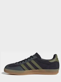 Zwart/groen - adidas Originals - Gazelle sneakers voor binnen