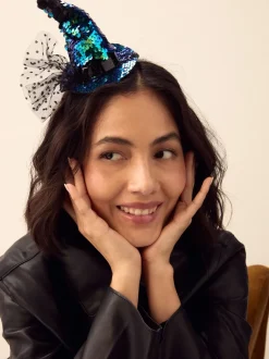 Zwart/groen - Witches Hat Headband