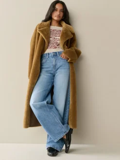 Zwart/middelblauw - Jeans met wijde pijpen 2 Set