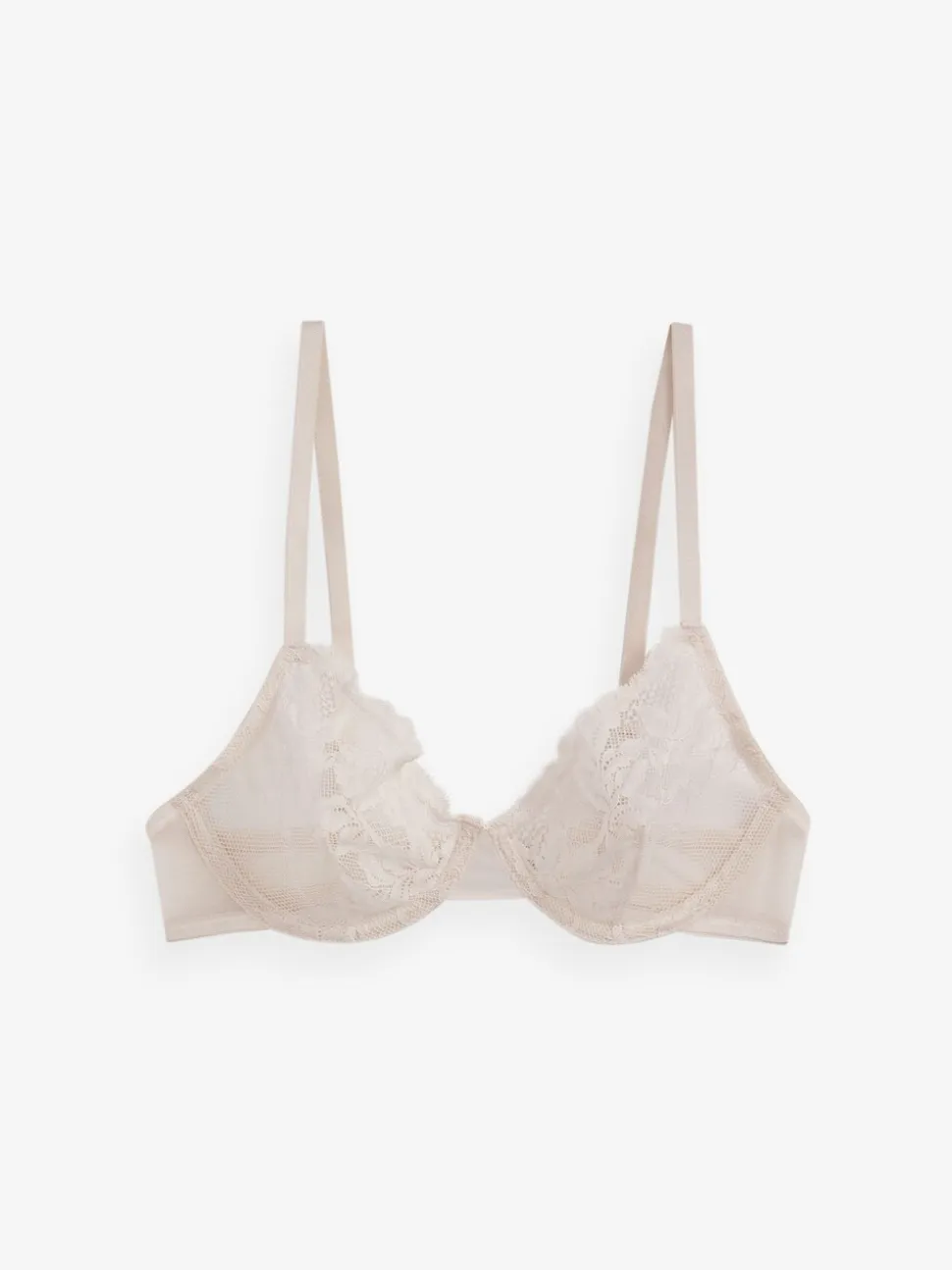 Zwart/nude/crème - 3 Kanten beha's