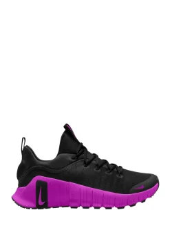 Zwart/paars - Nike Free Metcon 6 trainingsschoenen