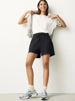 Zwart/paarsrood - Verpakking van 2 jersey shorts