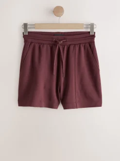 Zwart/paarsrood - Verpakking van 2 jersey shorts