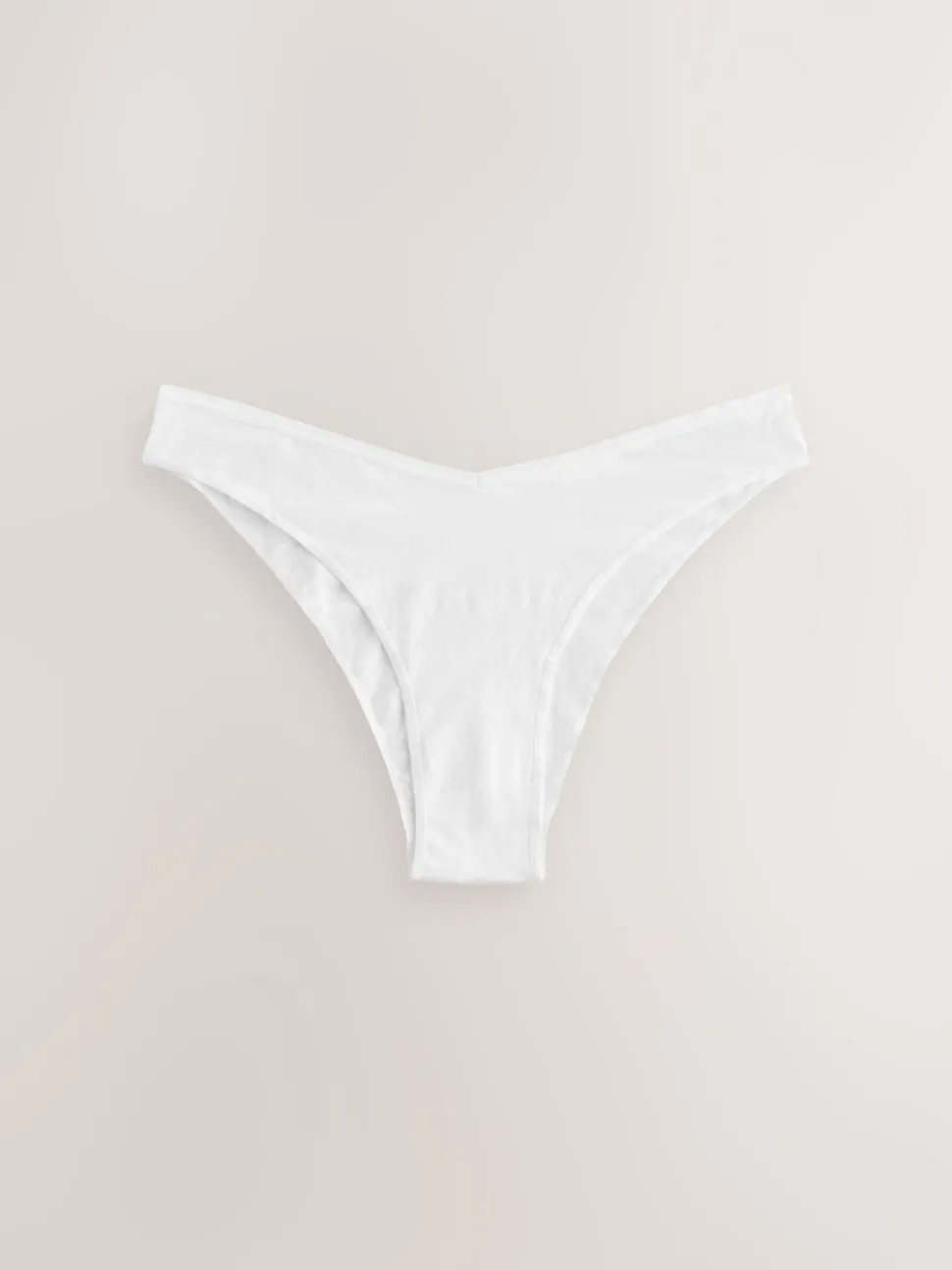 Zwart/pastelroze huidskleur/wit - Set van 5 slips met hoog katoengehalte