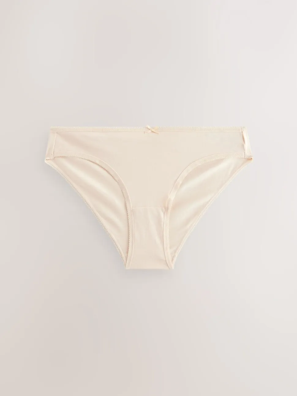 Zwart/pastelroze huidskleur/wit - Set van 7 slips met hoog katoengehalte