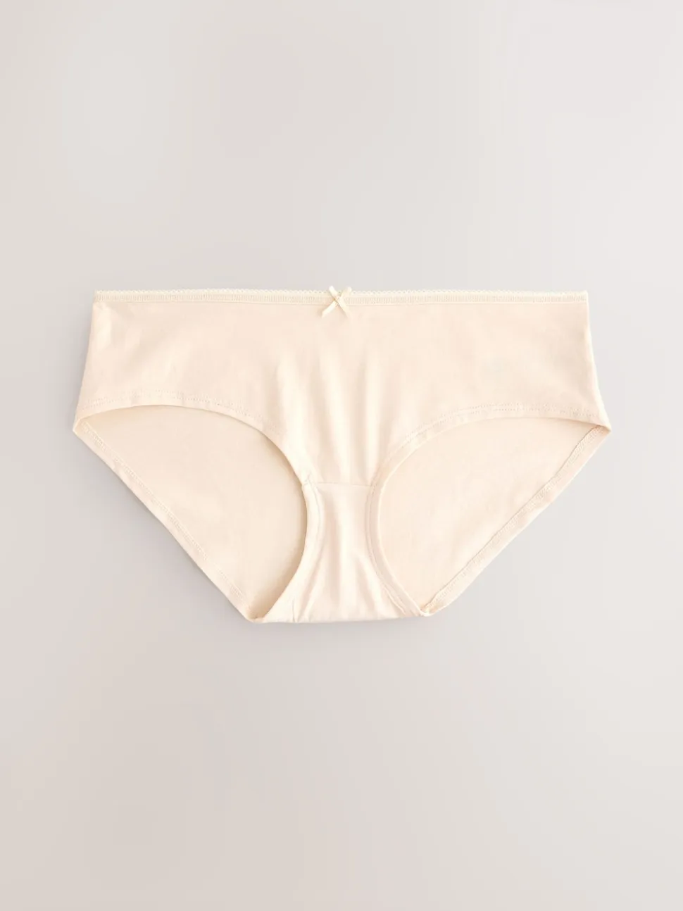 Zwart/pastelroze huidskleur/wit - Set van 5 slips met hoog katoengehalte