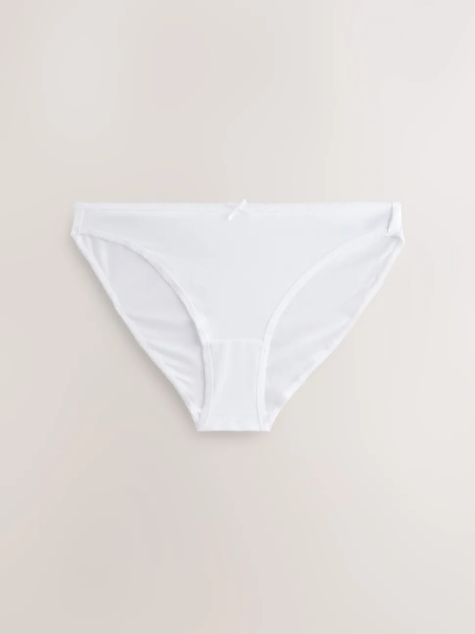 Zwart/pastelroze huidskleur/wit - Set van 7 slips met hoog katoengehalte