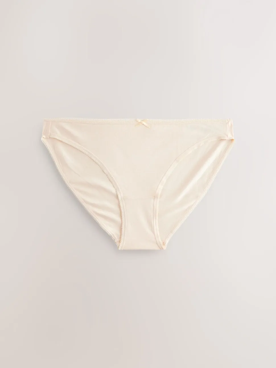 Zwart/pastelroze huidskleur/wit - Set van 7 slips met hoog katoengehalte