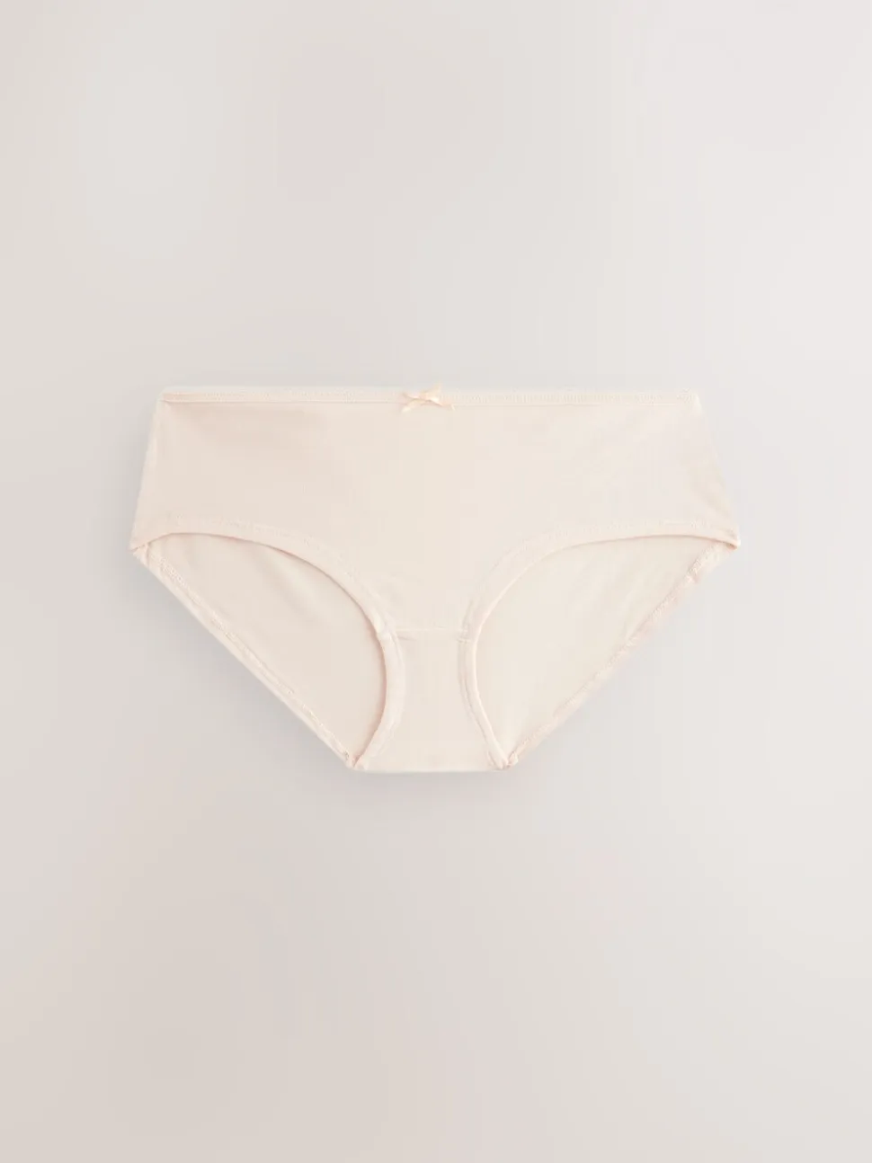 Zwart/pastelroze huidskleur/wit - Set van 7 slips met hoog katoengehalte