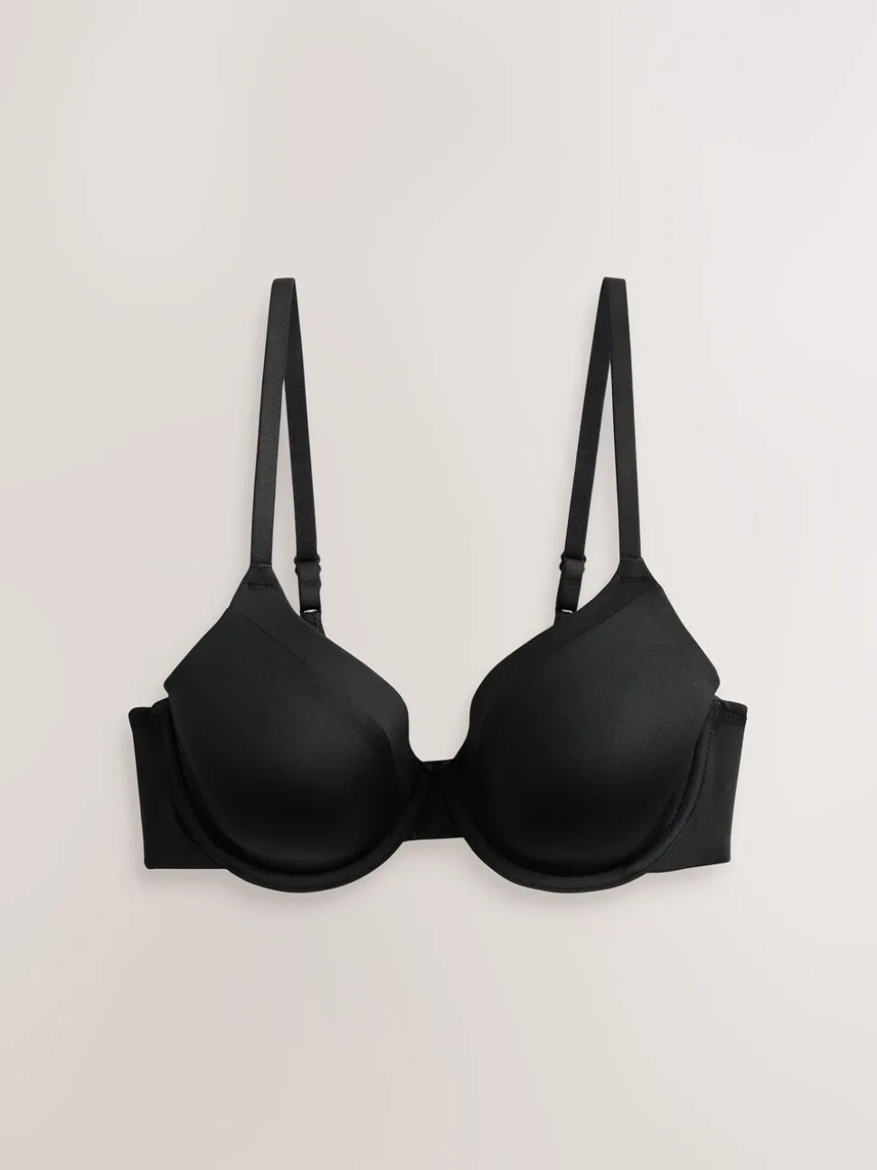 Zwart/praline huidskleur - A-E Afvlakkende Ultimate Comfort Beha's 2 Verpakking
