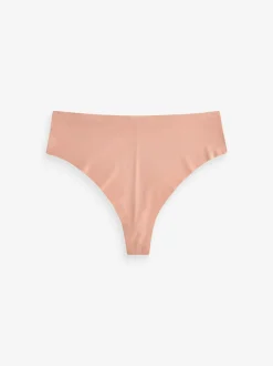 Zwart/Praline Huidskleur/Chocolade Huidskleur - Geen zichtbare onderbroeklijn comfortabele slips verpakking van 3
