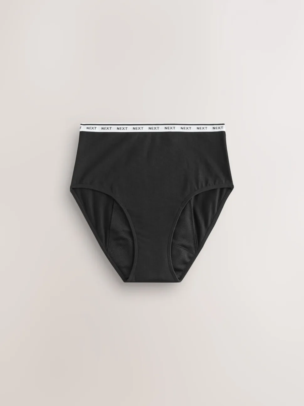 Zwart/rood hart - 2 menstruatieslips voor hevige bloeding