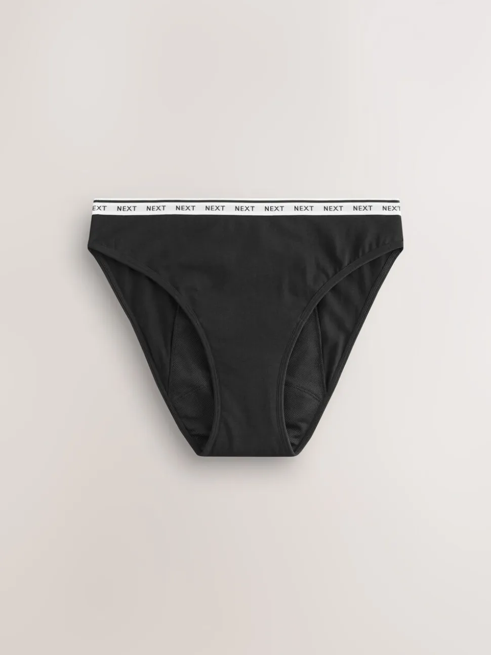Zwart/rood hart - 2 menstruatieslips voor hevige bloeding
