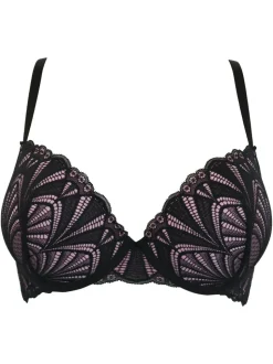 Zwart/roze - Pour Moi New Romance beha