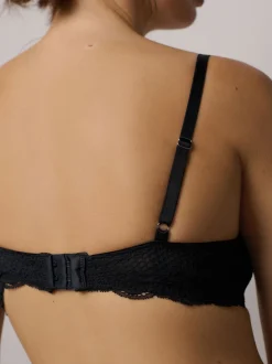 Zwart/roze - Verpakking van 2 lichte ultiem comfort beha's zonder beugel