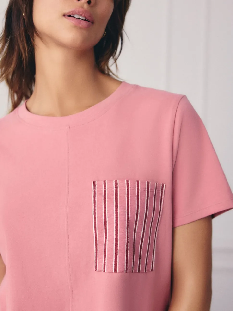 Zwart/roze streep - Korte pyjamaset 2 stuks