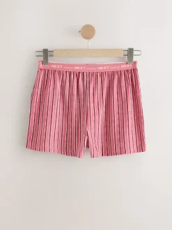 Zwart/roze streep - Korte pyjamaset 2 stuks