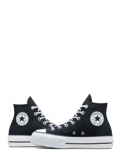 Zwart/wit - Converse Chuck Taylor All Star Lift Wide sneakers
