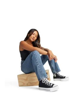 Zwart/wit - Converse Chuck Taylor All Star Lift Wide sneakers