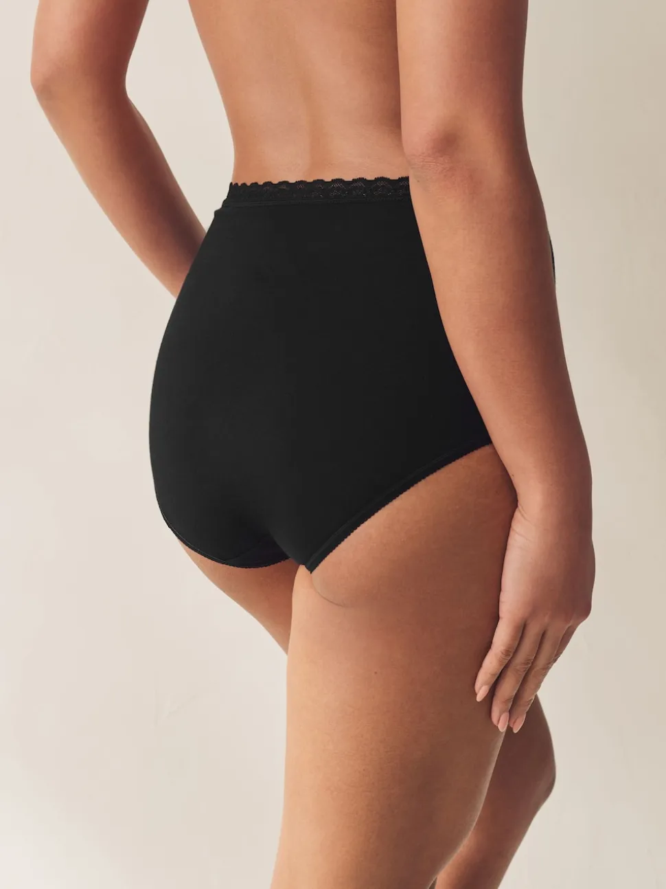 Zwart/wit - Menopause Friendly Cooling Knickers 2 Pack