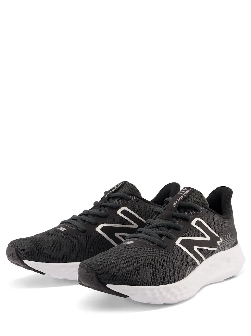 Zwart/wit - New Balance 411 damessneakers
