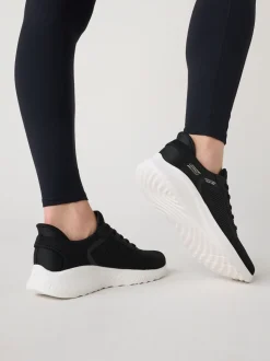 Zwart/wit - Skechers BOBS Sport Squad Chaos Slip In instapsneakers