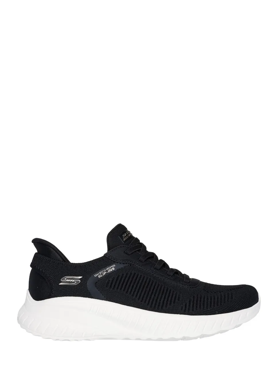 Zwart/wit - Skechers BOBS Sport Squad Chaos Slip In instapsneakers